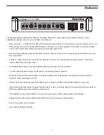 Preview for 5 page of Hartke LH1000 Owner'S Manual