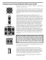 Preview for 10 page of Hartke LH1000 Owner'S Manual