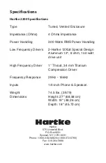 Preview for 4 page of Hartke PRO 2200 User Manual