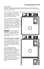 Preview for 3 page of Hartke VX115 Owner'S Manual