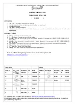 Предварительный просмотр 1 страницы Hartman 67908003 Assembly Instructions