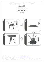 Preview for 2 page of Hartman AMALFI 60752062 Assembly Instructions