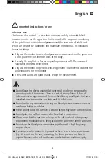 Preview for 9 page of Hartmann 9255020 Instructions For Use Manual