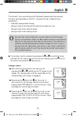 Preview for 25 page of Hartmann 9255020 Instructions For Use Manual