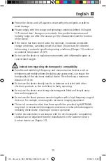 Preview for 15 page of Hartmann DC3-18 Instructions For Use Manual