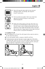 Preview for 21 page of Hartmann DC3-18 Instructions For Use Manual