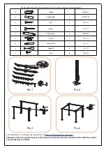 Предварительный просмотр 3 страницы Hartmann ROMA PERGOLA Assembly Instructions