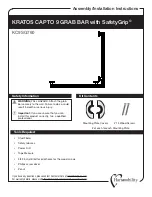 Предварительный просмотр 1 страницы HartMobility KRATOS CAPTO 9 Assembly/Installation Instructions