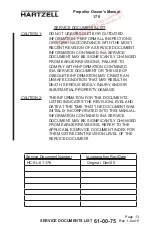 Preview for 15 page of Hartzell HC-82VF-1 Owner'S Manual