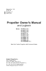 Hartzell HC-A3 F-7 Series Owner'S Manual And Logbook preview