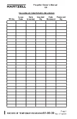Preview for 16 page of Hartzell HC-A3 F-7 Series Owner'S Manual And Logbook