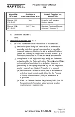 Preview for 38 page of Hartzell HC-A3 F-7 Series Owner'S Manual And Logbook