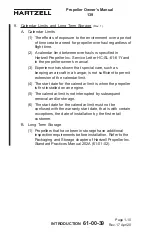 Preview for 40 page of Hartzell HC-A3 F-7 Series Owner'S Manual And Logbook