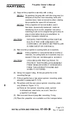 Preview for 170 page of Hartzell HC-A3 F-7 Series Owner'S Manual And Logbook