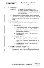 Preview for 211 page of Hartzell HC-A3 F-7 Series Owner'S Manual And Logbook