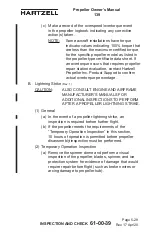 Preview for 215 page of Hartzell HC-A3 F-7 Series Owner'S Manual And Logbook