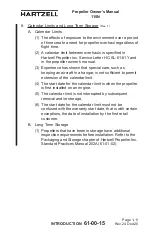 Preview for 37 page of Hartzell HC-C2YR-4CF/FC8475-6 Owner'S Manual And Logbook