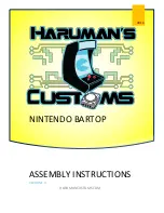 Haruman's Customs Nintendo Bartop Assembly Instructions Manual preview