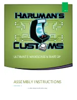 Preview for 1 page of Haruman's Customs ULTIMATE WIDESCREEN BARTOP Assembly Instructions Manual