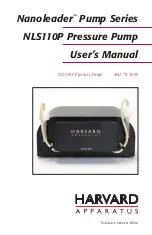 Harvard Apparatus Nanoleader Series User Manual preview