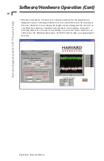 Предварительный просмотр 22 страницы Harvard Apparatus Nanoleader Series User Manual