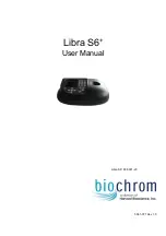 Предварительный просмотр 1 страницы Harvard Bioscience Biochrom Libra S6+ User Manual