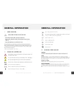 Preview for 4 page of Harvest Healthcare WOBURN 6 General User Manual