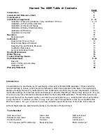 Предварительный просмотр 3 страницы Harvest TEC 438K Installation & Owner'S Manual