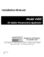 Предварительный просмотр 1 страницы Harvest TEC 445Z Installation Manual