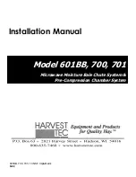 Harvest TEC 601BB Installation Manual предпросмотр