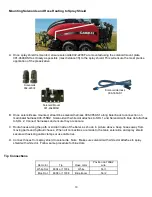 Предварительный просмотр 10 страницы Harvest TEC 795BBHD Installation Manual