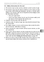 Preview for 7 page of Harvia 1-027-775 Instructions For Installation And Use Manual