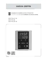 Harvia CG170-U3-15 Instructions For Installation And Use Manual preview