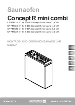 Harvia CP-RMC-60 Instructions For Installation And Use Manual preview