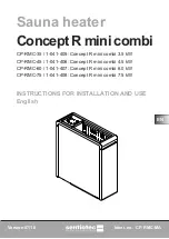 Preview for 35 page of Harvia CP-RMC-60 Instructions For Installation And Use Manual