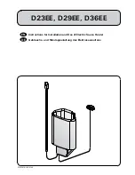 Предварительный просмотр 1 страницы Harvia D36E Instructions For Installation And Use Manual