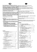 Preview for 2 page of Harvia FG70 Instructions For Installation And Use Manual