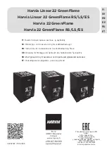 Preview for 1 page of Harvia Harvia 22 GreenFlame Instructions For Installation And Use Manual