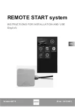 Preview for 13 page of Harvia REMOTE START system Instructions For Installation And Use Manual