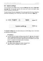 Preview for 22 page of Harvia SENTIO pronet Instructions For Installation And Use Manual