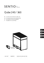 Harvia SENTIO Qube 240 Instructions For Installation preview