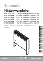 Preview for 1 page of Harvia sentiotec 1-027-798 Instructions For Installation And Use Manual