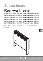 Preview for 31 page of Harvia sentiotec 1-027-798 Instructions For Installation And Use Manual