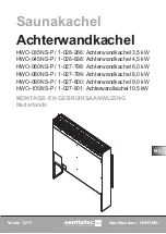 Preview for 121 page of Harvia sentiotec 1-027-798 Instructions For Installation And Use Manual