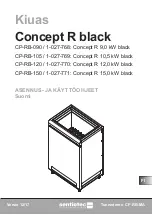 Preview for 225 page of Harvia sentiotec Concept R black Instructions For Installation And Use Manual