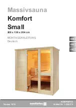 Предварительный просмотр 1 страницы Harvia sentiotec Komfort Small Instructions For Installation Manual