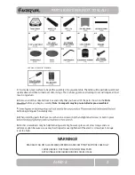 Preview for 2 page of Harvil AH60-3 Assembly Instructions Manual