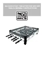 Preview for 1 page of Harvil MLS SHOOTOUT TABLETOP ROD SOCCER Assembly Instructions Manual