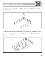 Preview for 6 page of Harvil MLS SHOOTOUT TABLETOP ROD SOCCER Assembly Instructions Manual