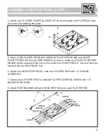 Preview for 7 page of Harvil MLS SHOOTOUT TABLETOP ROD SOCCER Assembly Instructions Manual